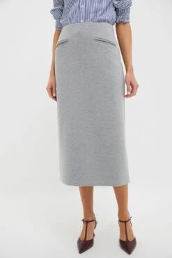 Gray Herringbone Rosewell Midi Skirt 9 Gray Herringbone Rosewell Midi Skirt -Urban Motion 00AkOzowT9QZ1BqK3RmDWjq8DaMn0OoF 1