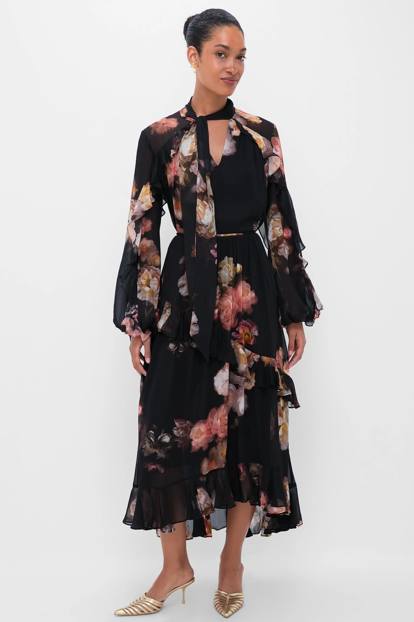 Zimmermann Russet Floral Hypnotic Asymmetric Midi Skirt 7 Zimmermann Russet Floral Hypnotic Asymmetric Midi Skirt - Image 5