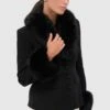 SELF PORTRAIT Black Tailored Boucle Fur Jacket -Urban Motion 0278EYBViL3onRp6i7fCSvbTkvubQbb2 1