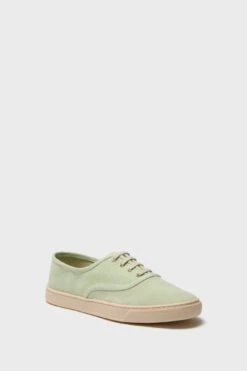 Pistachio Canvas Bea Sneakers