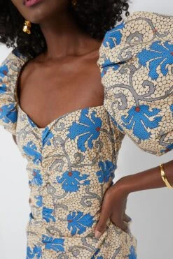 Beige Mosaic Bloom Tessa Dress -Urban Motion 0KEvpi9RKkSLyjEUY8bAOtd8c1U9Ptlg 1