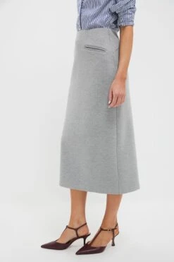 Gray Herringbone Rosewell Midi Skirt 10 Gray Herringbone Rosewell Midi Skirt -Urban Motion 0PrSymXMrByypvGYWUfVHhNg7DYqb0ej 1