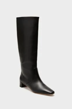 Loeffler Randall Black Soft Calf Indy Boots