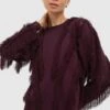 ULLA JOHNSON Mahogany Aubree Long Sleeve Knit Pullover -Urban Motion 0VslaiGxcnJrqVOFaHkJyIxmHgPvAo4S 1
