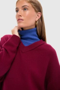 Staud Crimson And Sapphire Doris Cashmere Sweater 12 Staud Crimson And Sapphire Doris Cashmere Sweater -Urban Motion 1HEfJH01f6GhnUvO8CfttDkvEURqWwNV 1