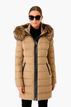Mackage Dark Camel Calla Down Coat