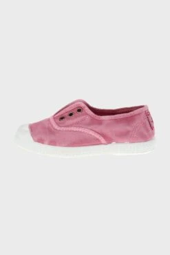 Cienta Washed Pink Canvas Laceless Sneaker -Urban Motion 1ZATZCVQnBASkO4R3qvOfA5nbZvvMpzf 1