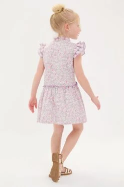 Fuschia Floral Filomena Drop Waist Dress -Urban Motion 1ct9auDQjC4itgiw9nTBcijhMahU0BBq 1