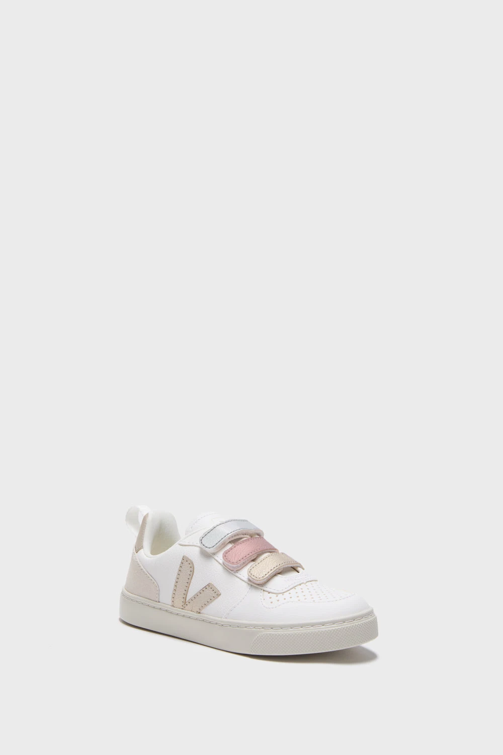 Veja Kids Multicolor Extra White Shiny Small V-10 Sneakers 3 Veja Kids Multicolor Extra White Shiny Small V-10 Sneakers