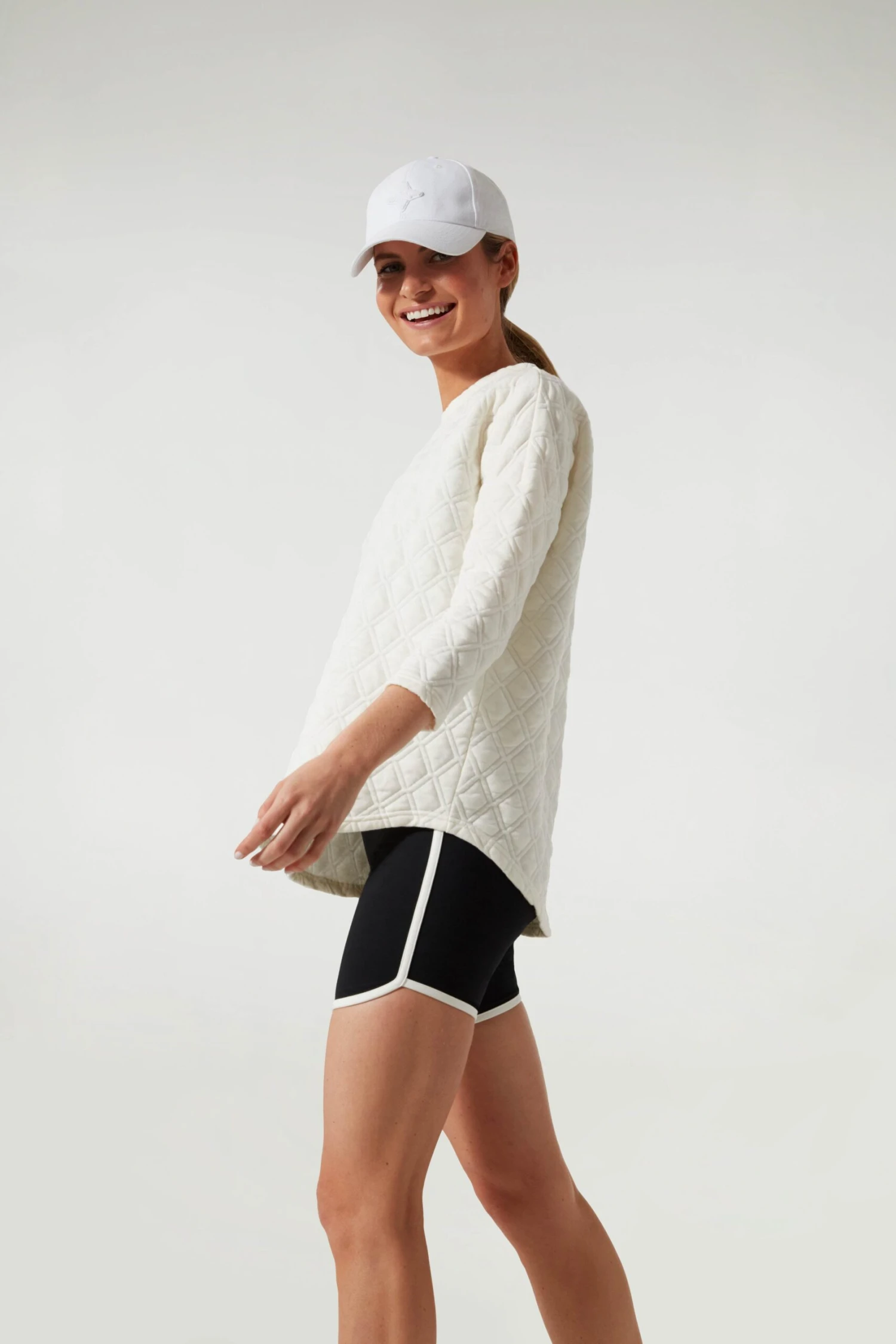 White Ally Swing Sweatshirt 6 White Ally Swing Sweatshirt - Image 4