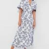 Vintage Rose Blue Ankita California Poplin Dress -Urban Motion 2ViyoYE7JwBI56BmWB3WW96EZjsWepZy 1