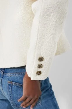 Ba&sh Ecru Meredith Jacket -Urban Motion 33KxDEZrXTPDJzF1vu3GznDmlC8Or8Jt 1