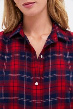 Red Plaid Flannel Cropped Jasper Button Down -Urban Motion 3KmP7dCAGIQP3rkb4mupDcf3xDcNShbo 1
