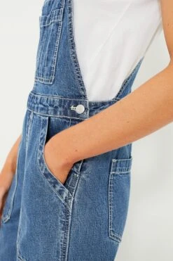 Paris Medium Wash Straight Leg Denim Overalls -Urban Motion 4ZsgcVuSvjL9Iud44IDP1XKTXCdT2Zqs 1