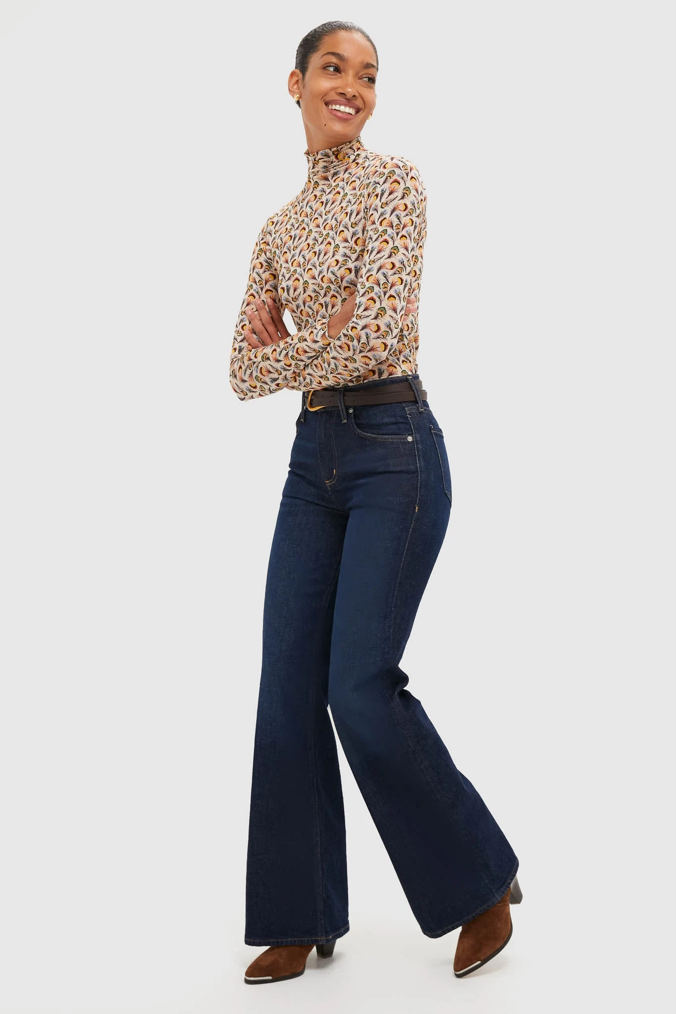 ULLA JOHNSON Swan Aurelia Jersey Long Sleeve Turtleneck Top 8 ULLA JOHNSON Swan Aurelia Jersey Long Sleeve Turtleneck Top - Image 6