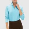 Milky Blue Long Sleeve Performance Jersey Caroline Polo -Urban Motion 58Mikz2eNk4nFAs4tA55gdQ9jbMzAdes 1
