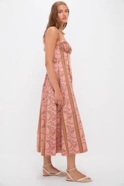 Rust Dandelion Floral Stripe Maisie Dress -Urban Motion 59rN2C0qFNH7lwxY4bm4C0K4S1YeKjLV 1