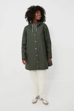 Stutterheim Green Mosebacke Raincoat