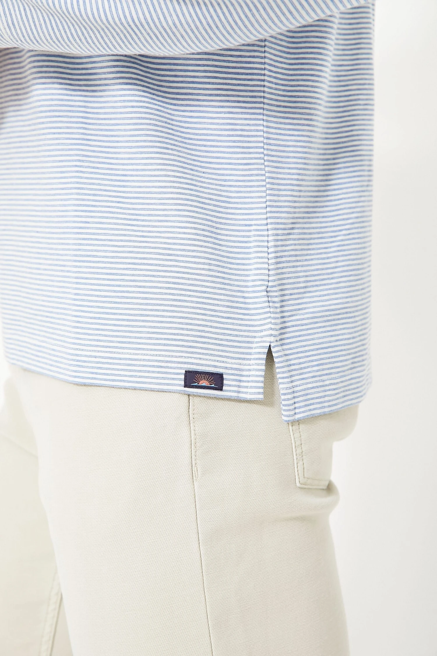 Madaket Stripe Long Sleeve Movement Polo 8 Madaket Stripe Long Sleeve Movement Polo - Image 6