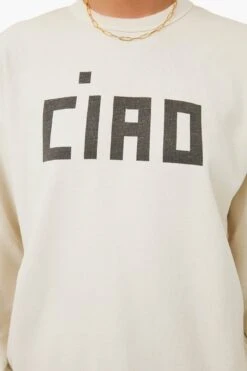 Cream Oversized Ciao Sweatshirt 12 Cream Oversized Ciao Sweatshirt -Urban Motion 6WRVc3A8s5OrsYdvZa6d31caMV5E2CFg 1