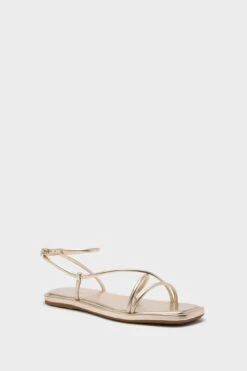 Loeffler Randall Champagne Nappa Noor Sandals