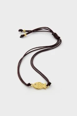 Brown Fish Cord Bracelet