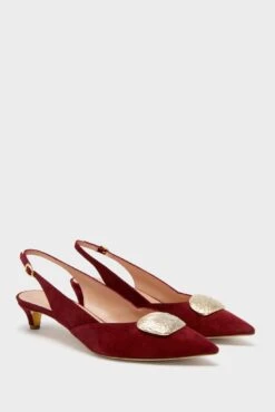 Merlot With Gold Mistly Slingback Heels -Urban Motion 7BLU7cJNffNvgcex1B8UAjGLabBjyozS 1