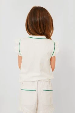 Exclusive Green Piping White Adrian Tee -Urban Motion 8XZg9y2iGA4JCDnEOrxz85vD2Tkfw8HH 1