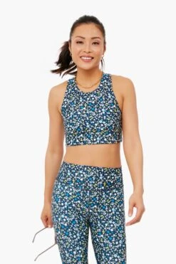 Courtside Floral Logan Sports Bra