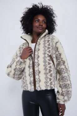Isabel Marant Etoile Ecru Brown Mackensy Jacket