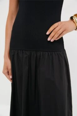 Black Mixed Media Drop Waist Ayden Midi Dress 12 Black Mixed Media Drop Waist Ayden Midi Dress -Urban Motion 97Cm0LG2zvbb2WnmYMTH2RQAEsY0RWjS 1