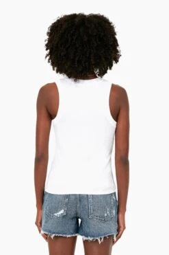 White Sirena Rib Tank -Urban Motion 9AWiyNkeMCtOV8nDmSEyqvUIurQO5nFe 1