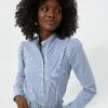 Blue And White Stripe Puffed Shoulder Shirt 2 Blue And White Stripe Puffed Shoulder Shirt -Urban Motion 9B3MzV1LYj8V1ovkV6EX9cILIO9kmq0D 1