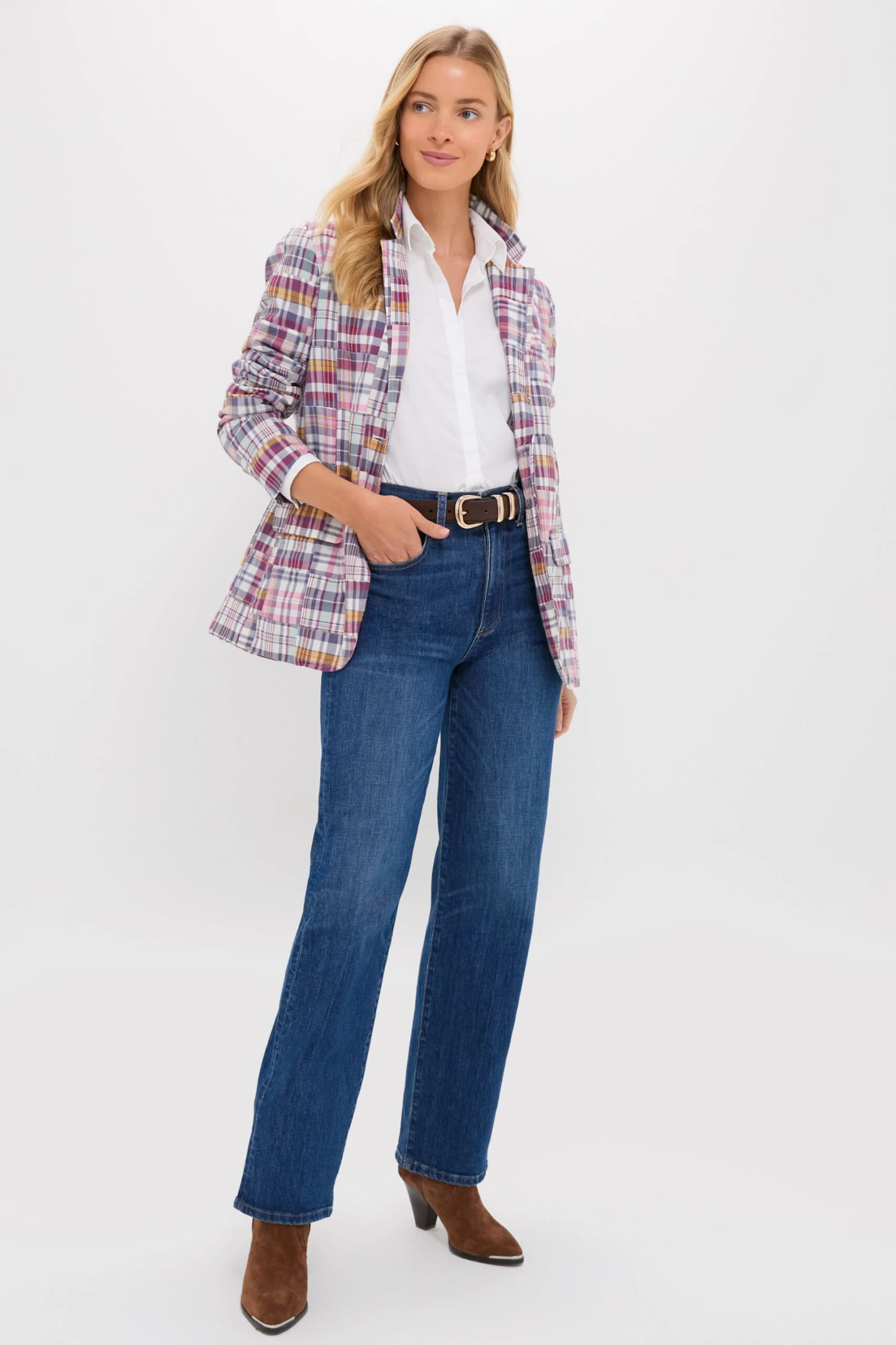 Faded Prep Patchwork Payton Blazer 8 Faded Prep Patchwork Payton Blazer - Image 6