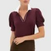 Winetasting Puff Sleeve Performance Jersey Caroline Polo -Urban Motion 9m3cCzmG08KZ3SGWmredn2guOrF8eXm3 1