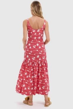 Red Shell Double Drawstring Dress -Urban Motion 9u6umnOj8rUlAuo9TZU17Jj7jswngP9w 1