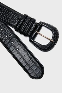 Black Croc-Embossed Waist Belt 9 Black Croc-Embossed Waist Belt -Urban Motion AFBzIQLOAPdXOgfaywYFtNzZm5DBnV4e 1