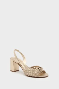 Golden Easy Clarita Block 75 Tresse Heels