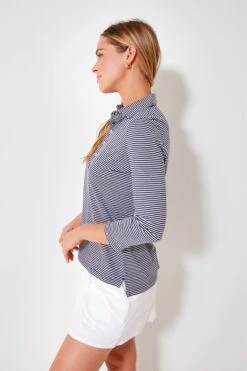 Navy And White Three Quarter Sleeve Polo 10 Navy And White Three Quarter Sleeve Polo -Urban Motion AjqEnG7DQRKPZL6KbWmM71dznz8xIcqR 1