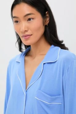 Eberjey Cornflower Gisele Long PJ Set 9 Eberjey Cornflower Gisele Long PJ Set -Urban Motion AwzB6NU6LxmNYONfKWPlIkmg1aXhybrD 1