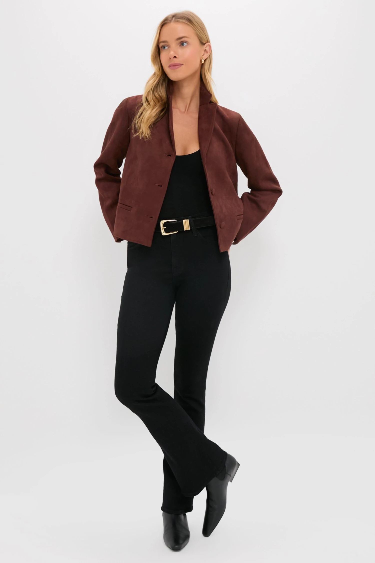 Deep Mocha Vegan Suede Zaria Jacket 8 Deep Mocha Vegan Suede Zaria Jacket - Image 6