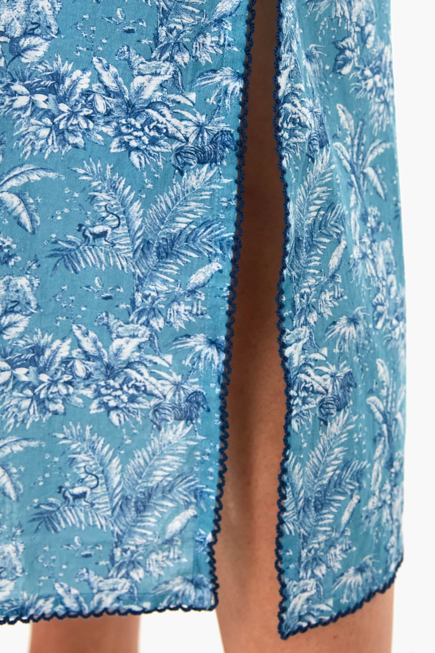 Safari Toile Long Caftan 6 Safari Toile Long Caftan - Image 4