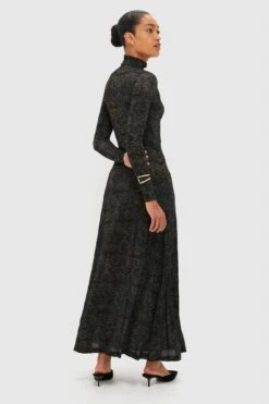 ULLA JOHNSON Desert Jasper Koa Jersey Ruched Front Turtleneck Dress -Urban Motion DA41zJAW096jJcCz9QLNg1s5hYDE6w5a 1