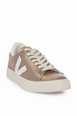 Veja Bronze White Campo Sneakers