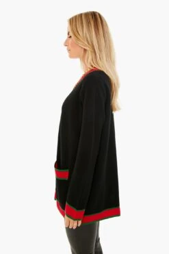 Black Lauren Cardigan -Urban Motion DZIK49jOpQUGuR52VTtsZyFy6cnoEewv 1