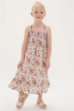 Louise Misha Cream Rosa Fresta Marceline Dress