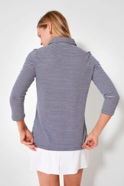 Navy And White Three Quarter Sleeve Polo 11 Navy And White Three Quarter Sleeve Polo -Urban Motion E2qR0YYVbUBfaFfmjAdZOMKn1h8iFF6w 1