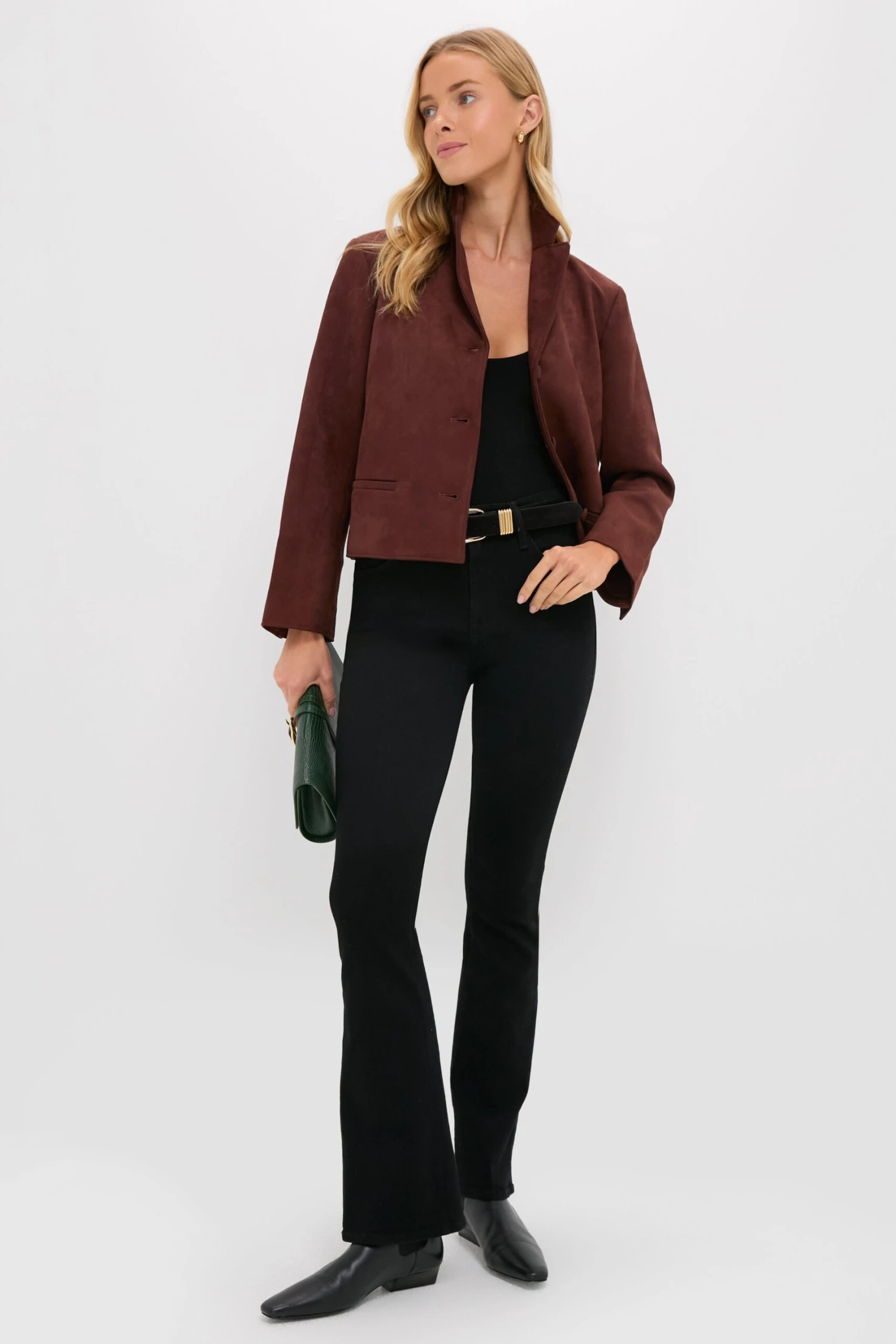 Deep Mocha Vegan Suede Zaria Jacket 4 Deep Mocha Vegan Suede Zaria Jacket - Image 2