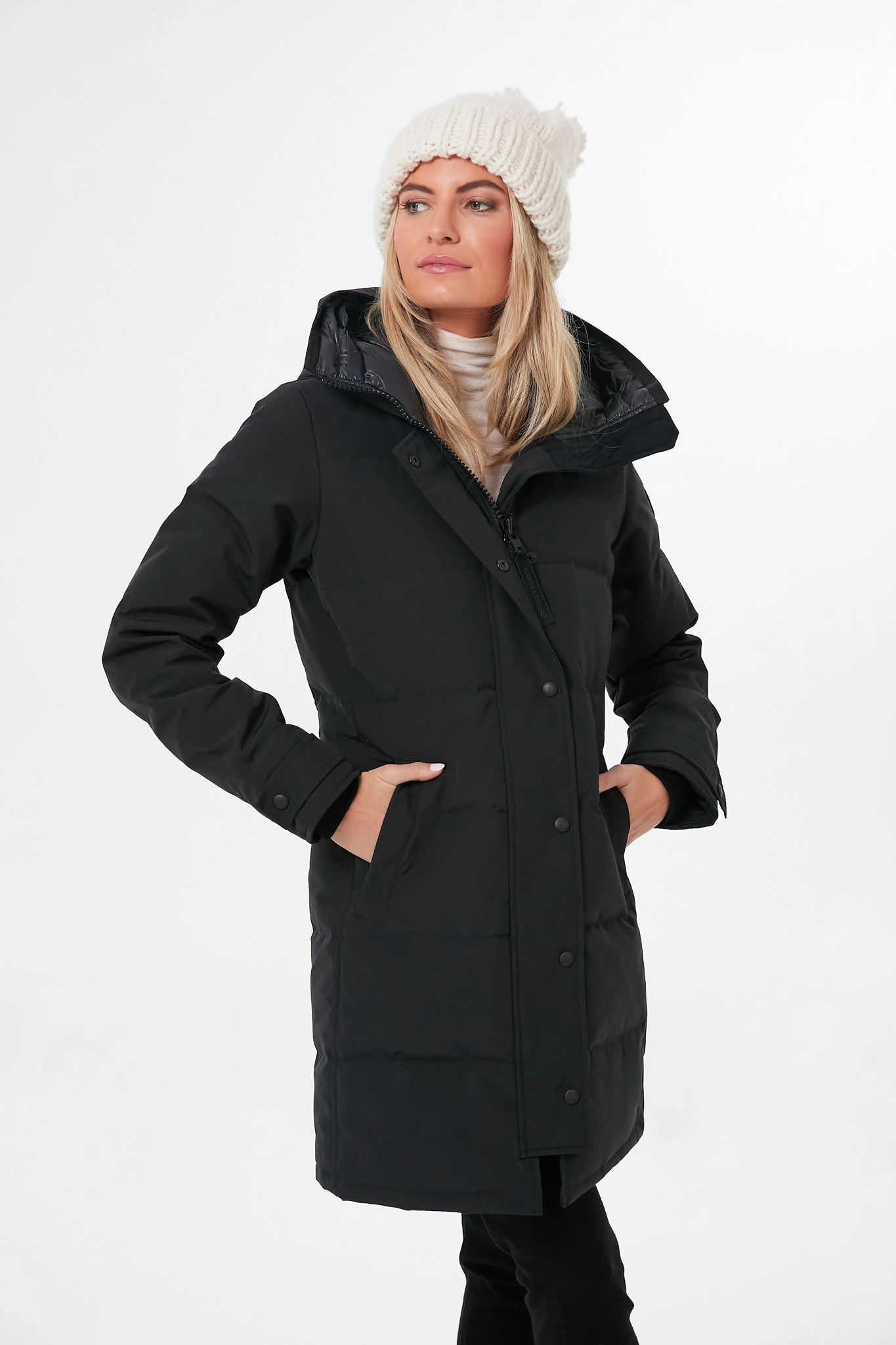 Ivory Hand Knitted Basic Pom Hat 7 Ivory Hand Knitted Basic Pom Hat - Image 5