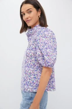 Lilac Multi Floral Florence Blouse -Urban Motion FHxjgEUHYMVig7rC7dpQ5fOAMuBCVEpP 1